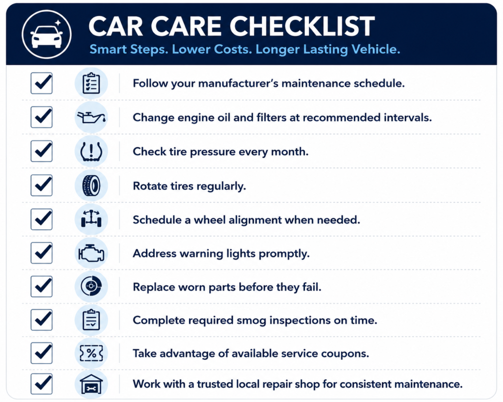 Car care checklist